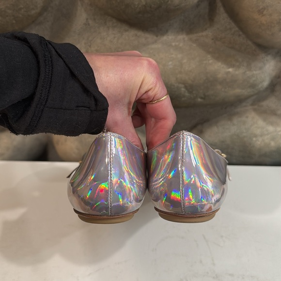 Stuart Weitzman Emilia Mary Jane ballet pumps Iridescent patent leather - Picture 6 of 10